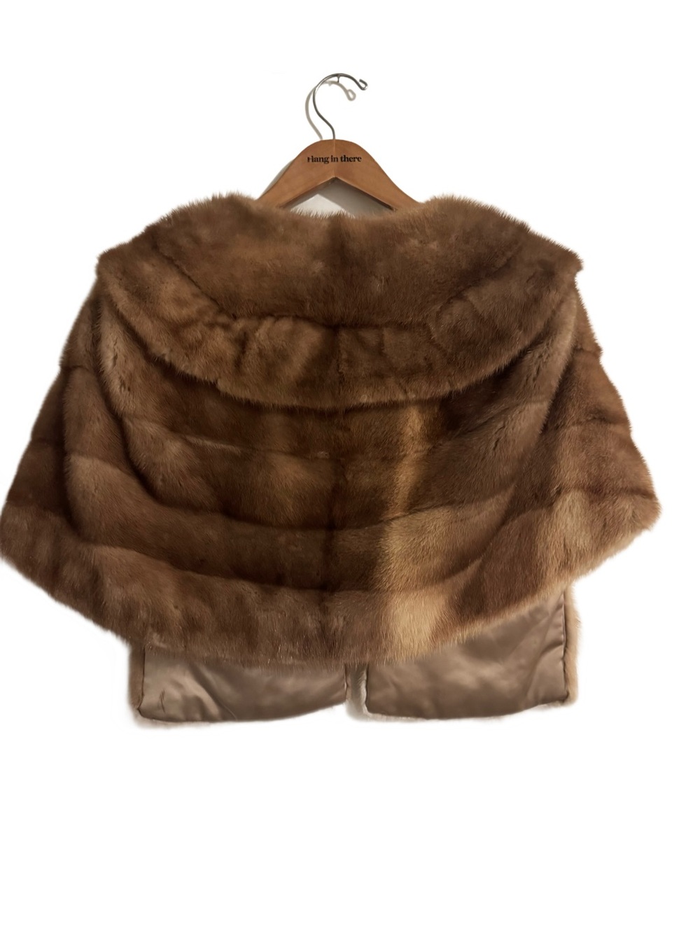 Vintage Brown Short Mink Fur Jacket - Picture 4 of 4
